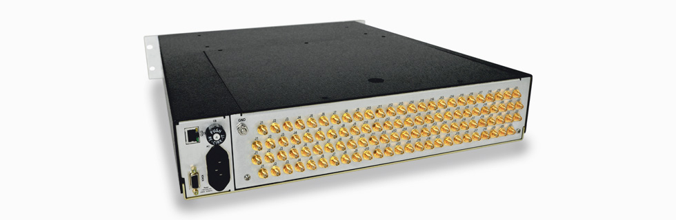 MS2102A Coaxial RF Switch Matrix Rear Panel (18GHz)